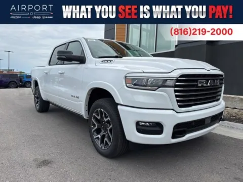 White 2026 Ram 1500 Laramie for sale in Platte City, MO