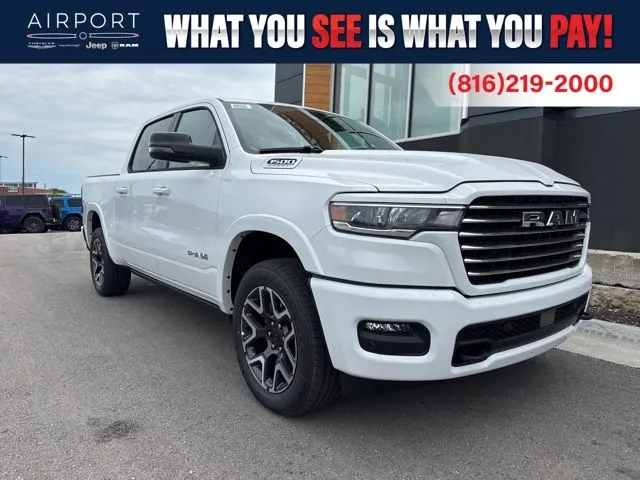 White 2026 Ram 1500 Laramie for sale in Platte City, MO