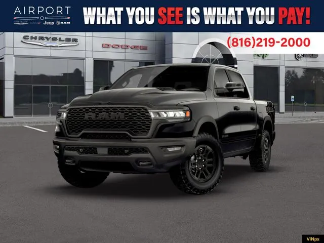Black 2026 Ram 1500 Rebel for sale in Platte City, MO