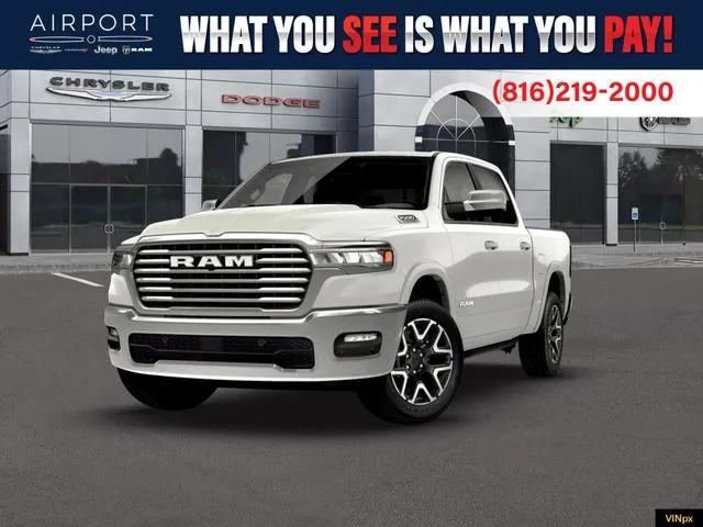 White 2026 Ram 1500 Laramie for sale in Platte City, MO