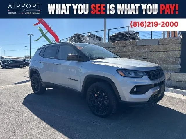 Used 2024 Jeep Compass Latitude with VIN 3C4NJDBN9RT147775 for sale in Kansas City