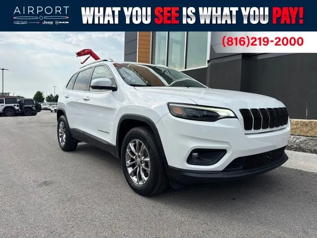 Used 2021 Jeep Cherokee Latitude Lux with VIN 1C4PJMMX3MD212660 for sale in Kansas City