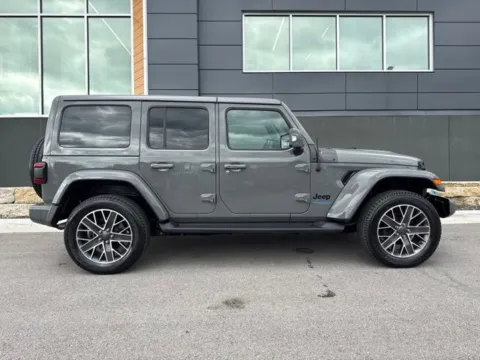 Photos of 2022 Jeep Wrangler Unlimited Sahara High Altitude 4xe for sale in Platte City, MO at Airport Chrysler Dodge Jeep Ram