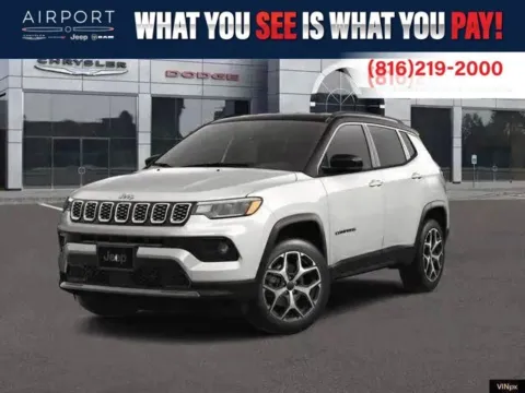 White 2026 Jeep Compass Limited for sale in Platte City, MO