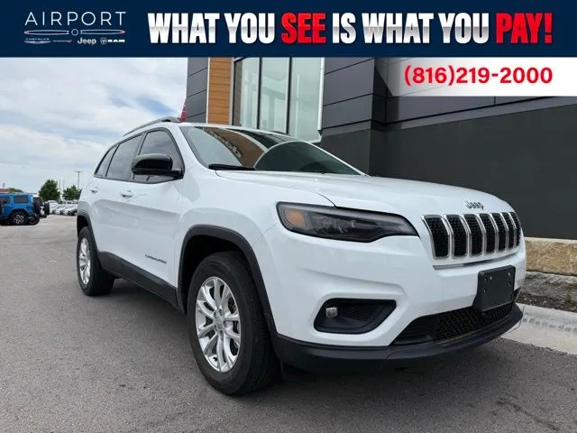 White 2022 Jeep Cherokee Latitude Lux for sale in Platte City, MO