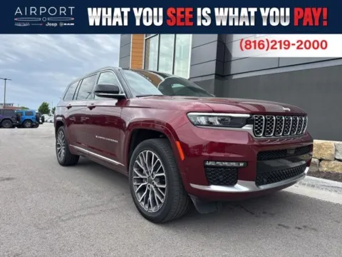 Red 2024 Jeep Grand Cherokee L Summit for sale in Platte City, MO