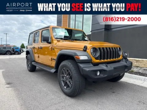 Gold 2026 Jeep Wrangler Sport S for sale in Platte City, MO