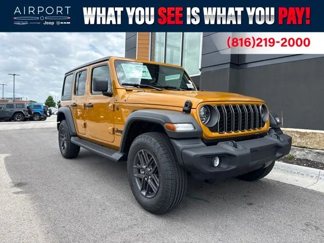 Gold 2026 Jeep Wrangler Sport S for sale in Platte City, MO