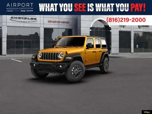 Gold 2026 Jeep Wrangler Sport S for sale in Platte City, MO