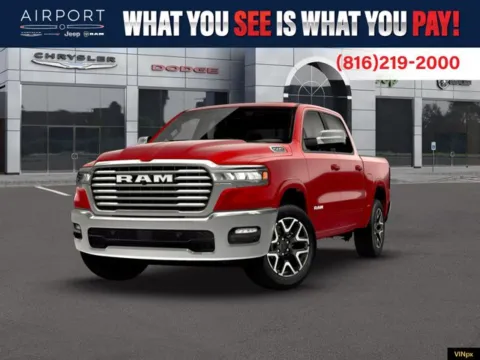 Red 2026 Ram 1500 Laramie for sale in Platte City, MO