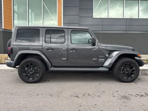 Photos of 2022 Jeep Wrangler Unlimited Sahara 4xe for sale in Platte City, MO at Airport Chrysler Dodge Jeep Ram