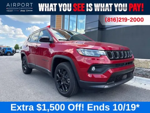 Red 2026 Jeep Compass Latitude for sale in Platte City, MO