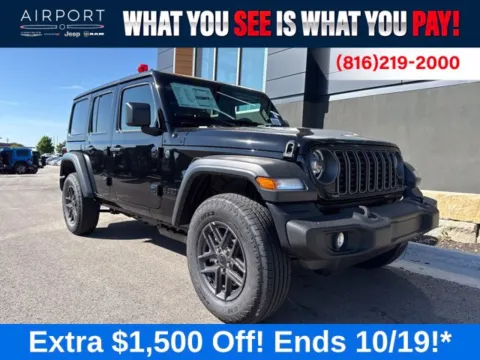 Black 2026 Jeep Wrangler Sport S for sale in Platte City, MO