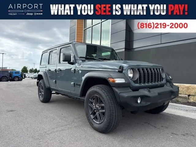 Gray 2026 Jeep Wrangler Sport S for sale in Platte City, MO