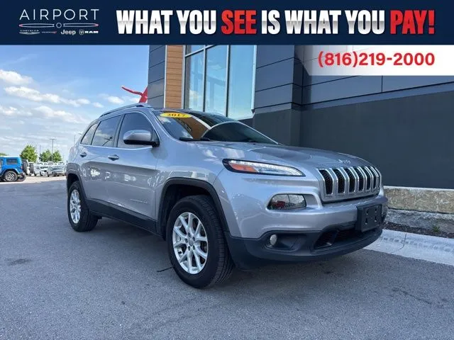 Silver 2017 Jeep Cherokee Latitude for sale in Platte City, MO