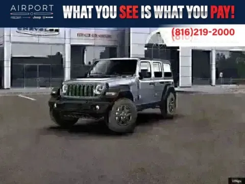 Blue 2026 Jeep Wrangler Sport S for sale in Platte City, MO