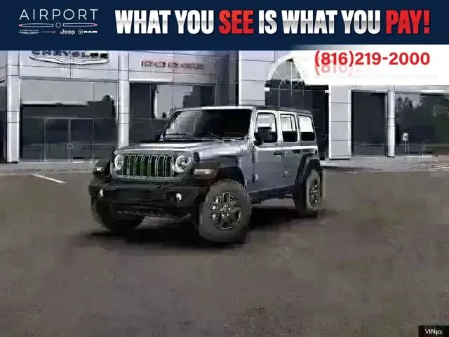 Blue 2026 Jeep Wrangler Sport S for sale in Platte City, MO
