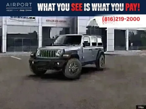 Blue 2026 Jeep Wrangler Sport S for sale in Platte City, MO