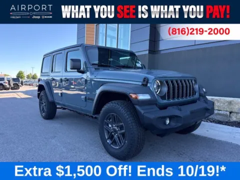 Gray 2026 Jeep Wrangler Sport S for sale in Platte City, MO