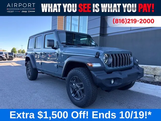 Gray 2026 Jeep Wrangler Sport S for sale in Platte City, MO
