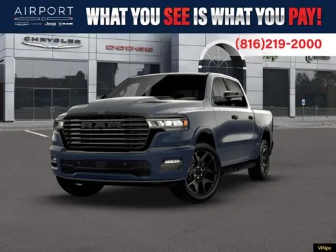 Blue 2026 Ram 1500 Laramie for sale in Platte City, MO