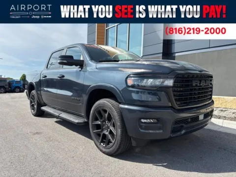 Blue 2026 Ram 1500 Laramie for sale in Platte City, MO