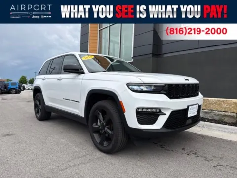 White 2023 Jeep Grand Cherokee Limited for sale in Platte City, MO