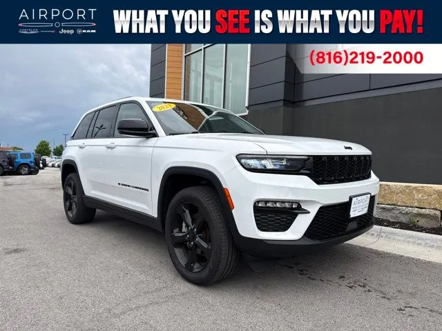 White 2023 Jeep Grand Cherokee Limited for sale in Platte City, MO