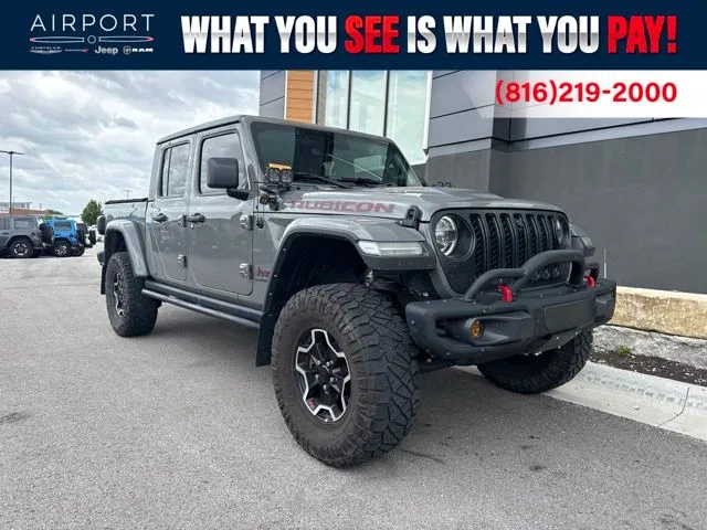 Gray 2022 Jeep Gladiator Rubicon for sale in Platte City, MO
