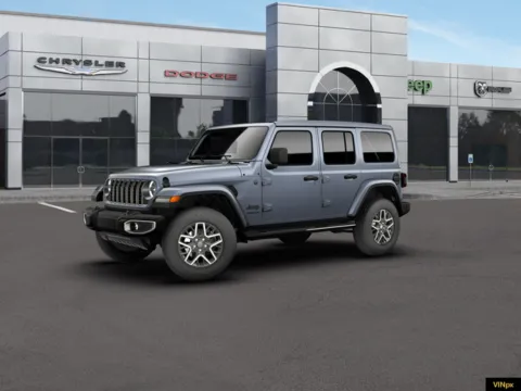 Photos of 2026 Jeep Wrangler Sahara for sale in Platte City, MO at Airport Chrysler Dodge Jeep Ram