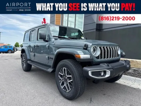 Gray 2026 Jeep Wrangler Sahara for sale in Platte City, MO