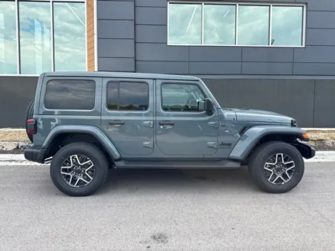 Photos of 2026 Jeep Wrangler Sahara for sale in Platte City, MO at Airport Chrysler Dodge Jeep Ram