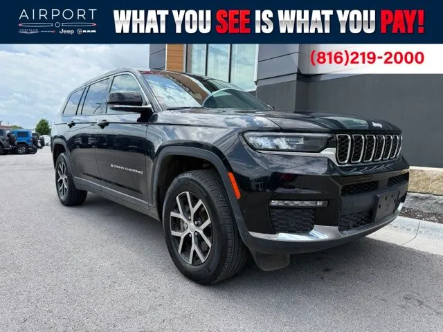 Black 2024 Jeep Grand Cherokee L Limited for sale in Platte City, MO