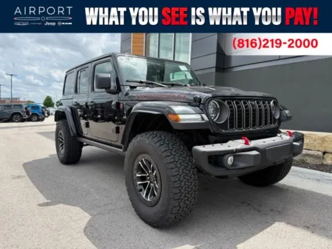 Black 2024 Jeep Wrangler Rubicon X for sale in Platte City, MO