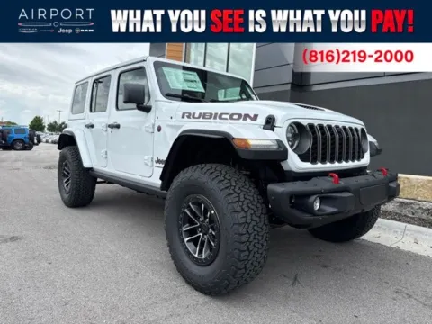 White 2026 Jeep Wrangler Rubicon X for sale in Platte City, MO