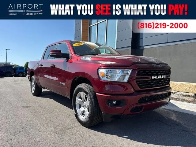 Used 2024 RAM Ram 1500 Pickup Big Horn/Lone Star with VIN 1C6SRFFT8RN103256 for sale in Kansas City