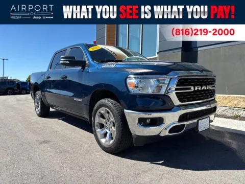 Blue 2022 Ram 1500 Big Horn/Lone Star for sale in Platte City, MO