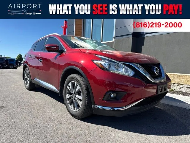 Used 2015 Nissan Murano SL with VIN 5N1AZ2MH2FN227042 for sale in Platte City, MO