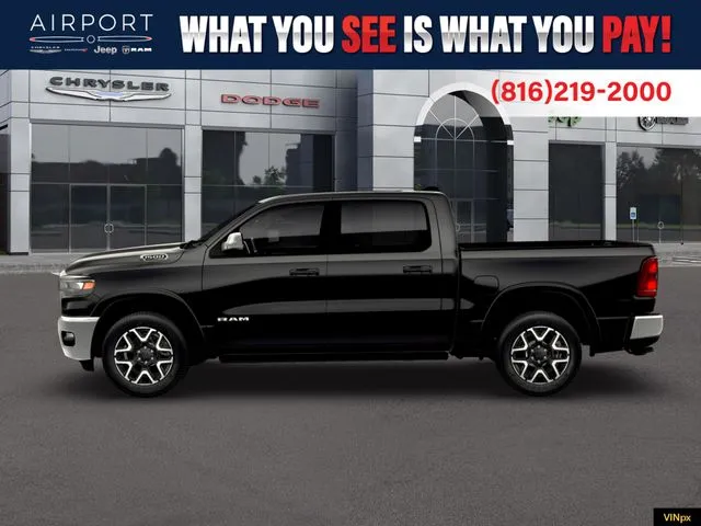 Black 2026 Ram 1500 Laramie for sale in Platte City, MO