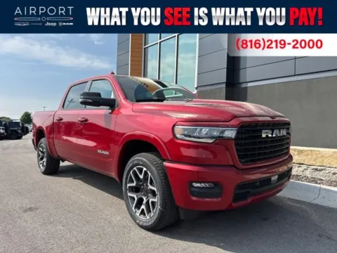 Red 2026 Ram 1500 Laramie for sale in Platte City, MO