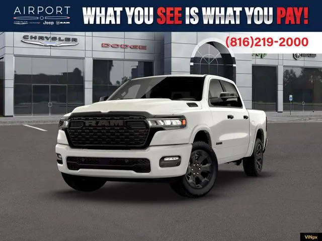 White 2026 Ram 1500 Big Horn/Lone Star for sale in Platte City, MO
