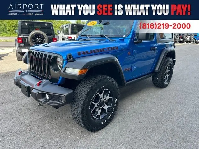 Blue 2021 Jeep Wrangler Rubicon for sale in Platte City, MO