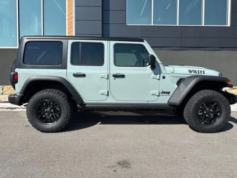 Photos of 2026 Jeep Wrangler Willys for sale in Platte City, MO at Airport Chrysler Dodge Jeep Ram