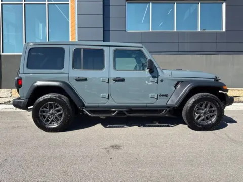 Photos of 2025 Jeep Wrangler Sport S for sale in Platte City, MO at Airport Chrysler Dodge Jeep Ram