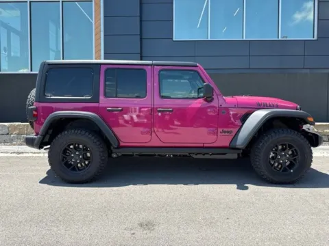 Photos of 2026 Jeep Wrangler Willys for sale in Platte City, MO at Airport Chrysler Dodge Jeep Ram