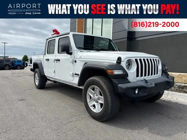Used 2020 Jeep Gladiator Sport S with VIN 1C6HJTAG1LL174280 for sale in Kansas City