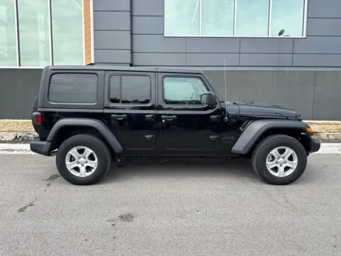 Photos of 2022 Jeep Wrangler Unlimited Sport S for sale in Platte City, MO at Airport Chrysler Dodge Jeep Ram