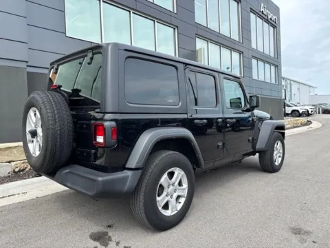 Another view of 2022 Jeep Wrangler Unlimited Sport S for sale in Platte City, MO at Airport Chrysler Dodge Jeep Ram