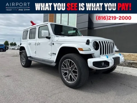 White 2023 Jeep Wrangler High Altitude 4xe for sale in Platte City, MO