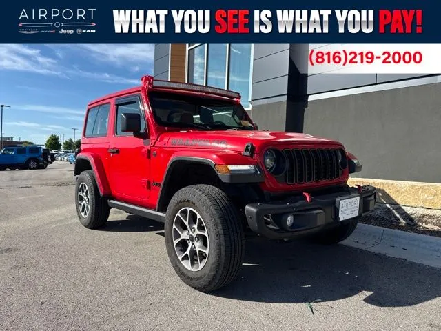 Used 2024 Jeep Wrangler 2-Door Sport S with VIN 1C4PJXAN6RW135220 for sale in Kansas City